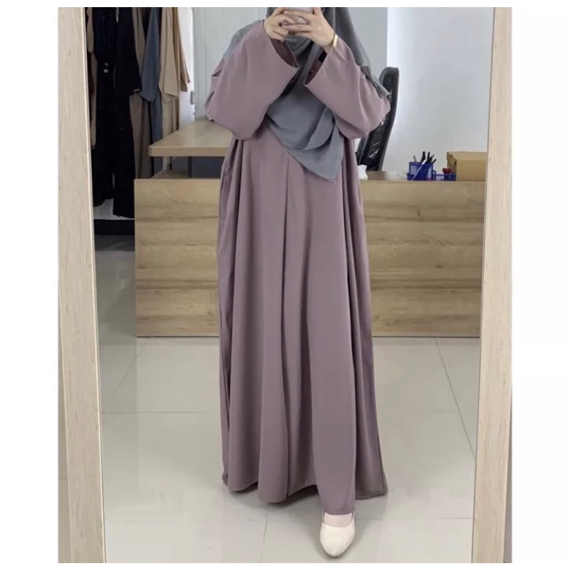 Preloved (Second) - Abaya Basic Farrasi Lilac