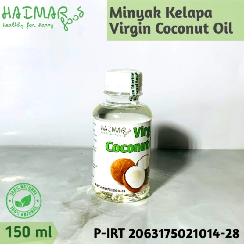 

VCO Virgin Coconut Oil - Minyak Kelapa Murni 100% - 150ml - HAIMAR food