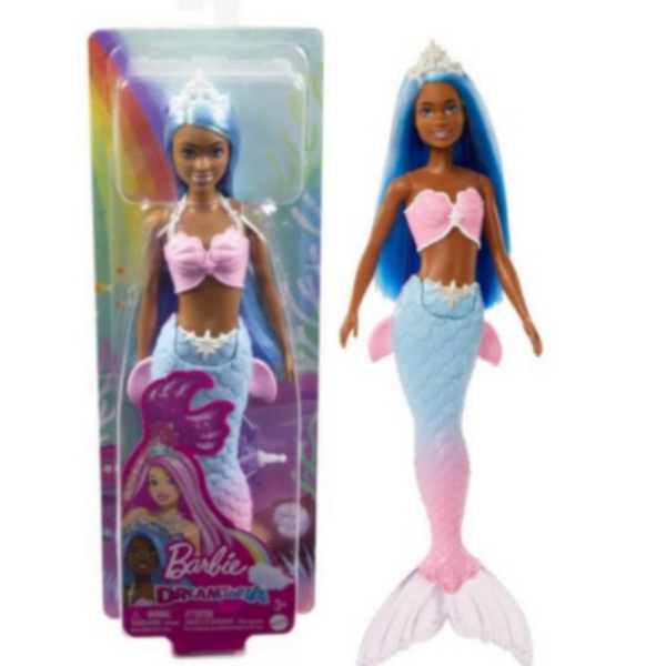 

Dijual Boneka Barbie Mermaid Dreamtopia Exotic Tanned Doll With Blue Hair Limited