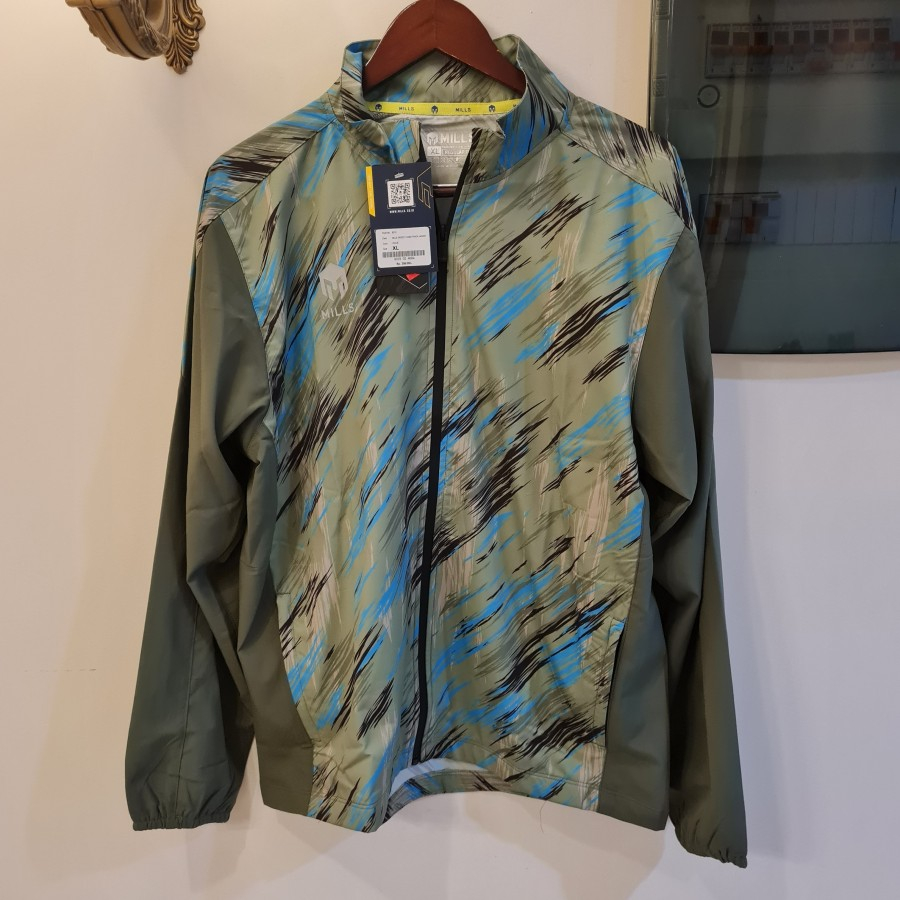 Jaket Tracktop MILLS Grizzly Camo Track Jacket Green Original 100% BNWT