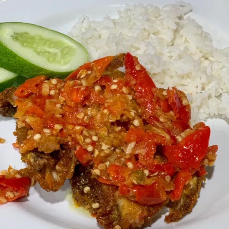 

Nasi ayam Geprek Sambal Korek