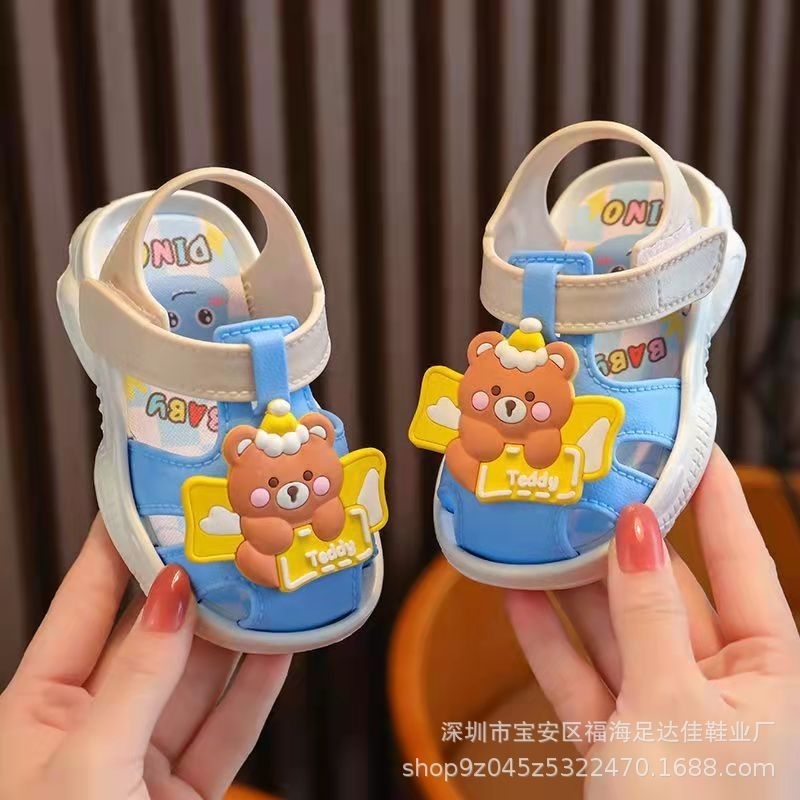 Sandal Slippers Baby Kids Dino import High Quality RF