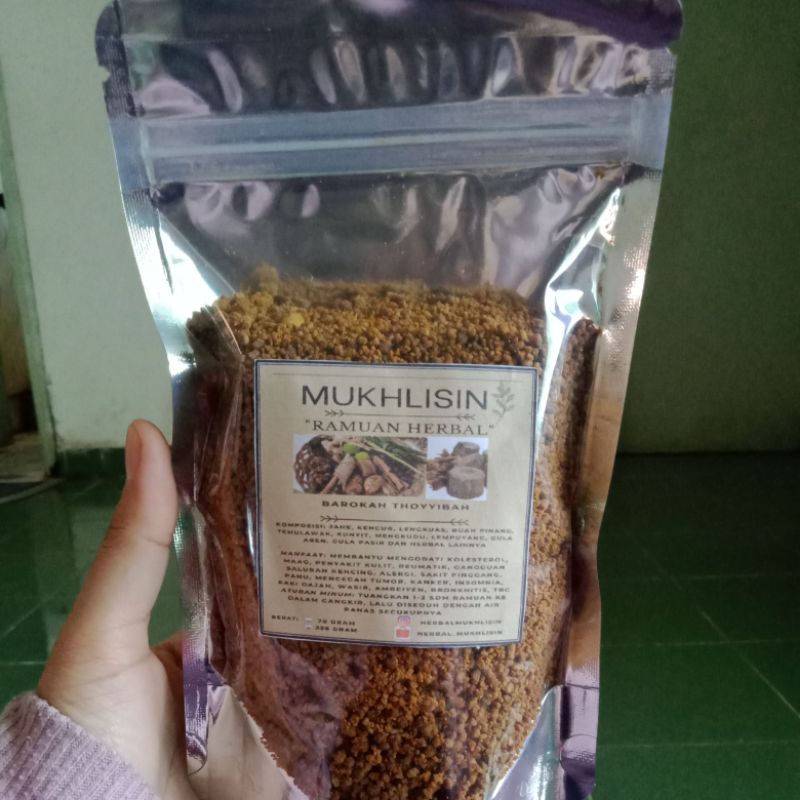 

Ramuan Herbal Mukhlisin Jahe, Kencur , temulawak, kunyit (obat wasir, kolesterol, panu, kaki gajah, bronkhitis )