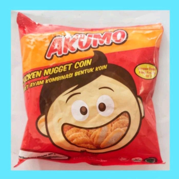 

Akumo Nugget Coin 200gr / Naget Ayam Bentuk Coin