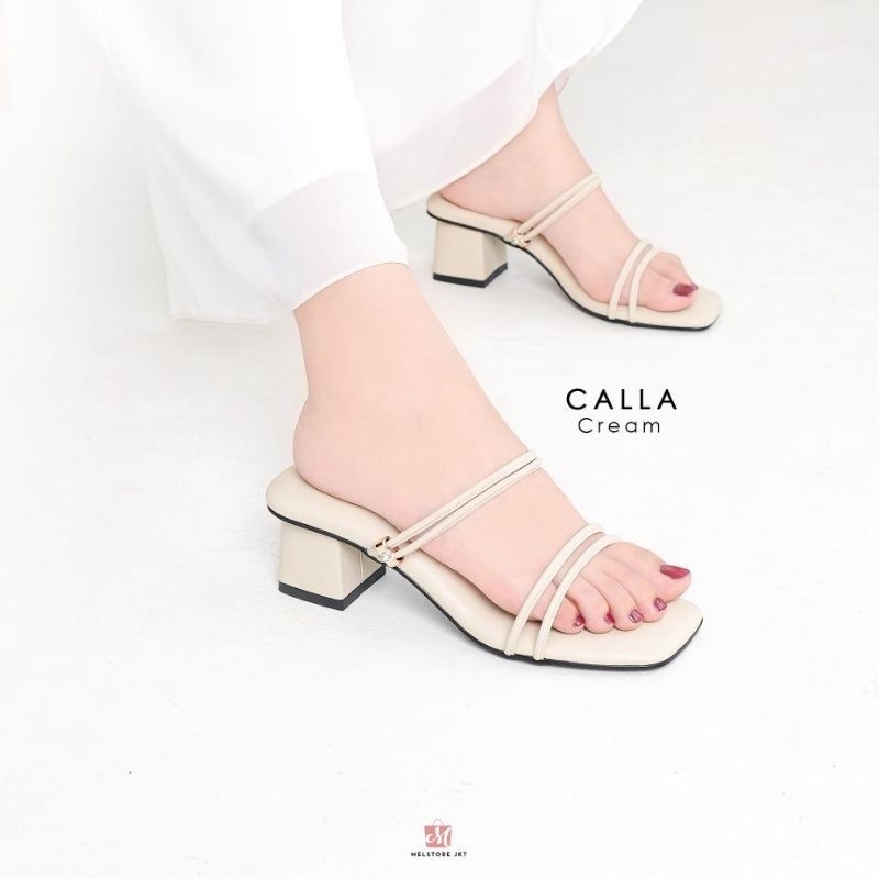 Damelia Melstore jkt official shop Sandal heels wanita calla DAMELIA MELSTORE JKT OFFICIAL SHOP