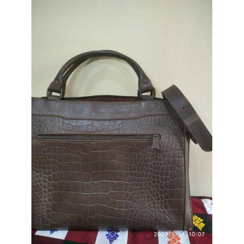 Tas Kulit Croco Asli Preloved