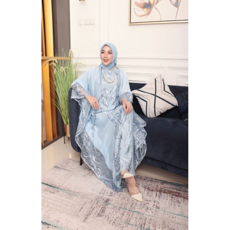 kiswah kaftan / kaftan terbaru / kaftan mewah / kaftan cantik / gamis mewah / gaun kaftan / kaftan v