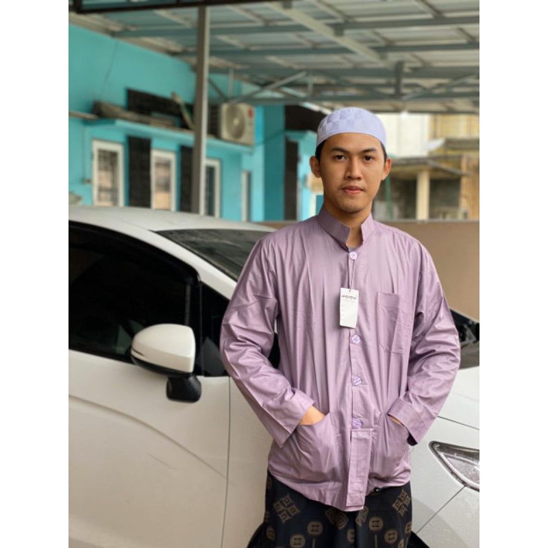 JUAL KOKO HAIBAH MEREK AMMU COLLECTION KHUSUS WARNA LILAC/UNGU MUDA TERBAIK TERMURAH TERLARIS ATASAN