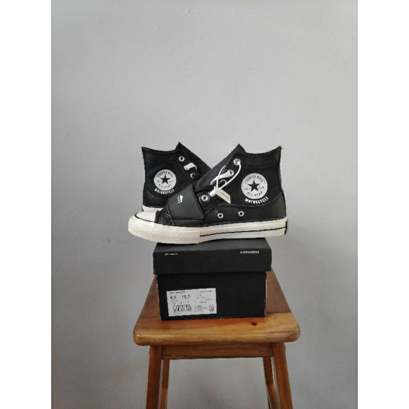 CONVERSE 70s MOTO BLACK WHITE HIGH PREMIUM