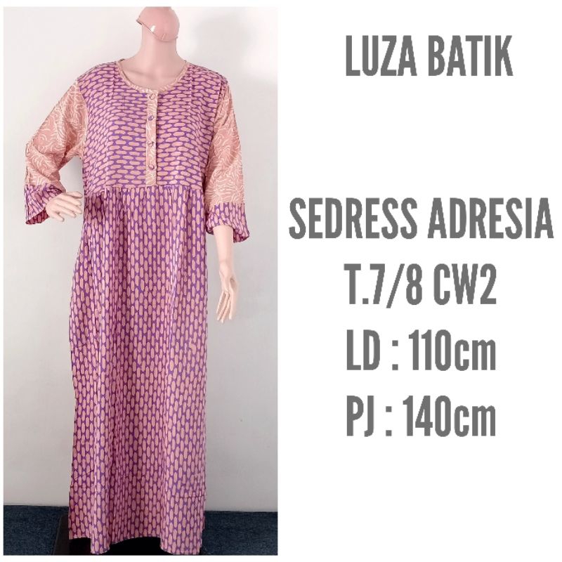 SEDRESS BATIK BY LUZA (TULIP BATIK)