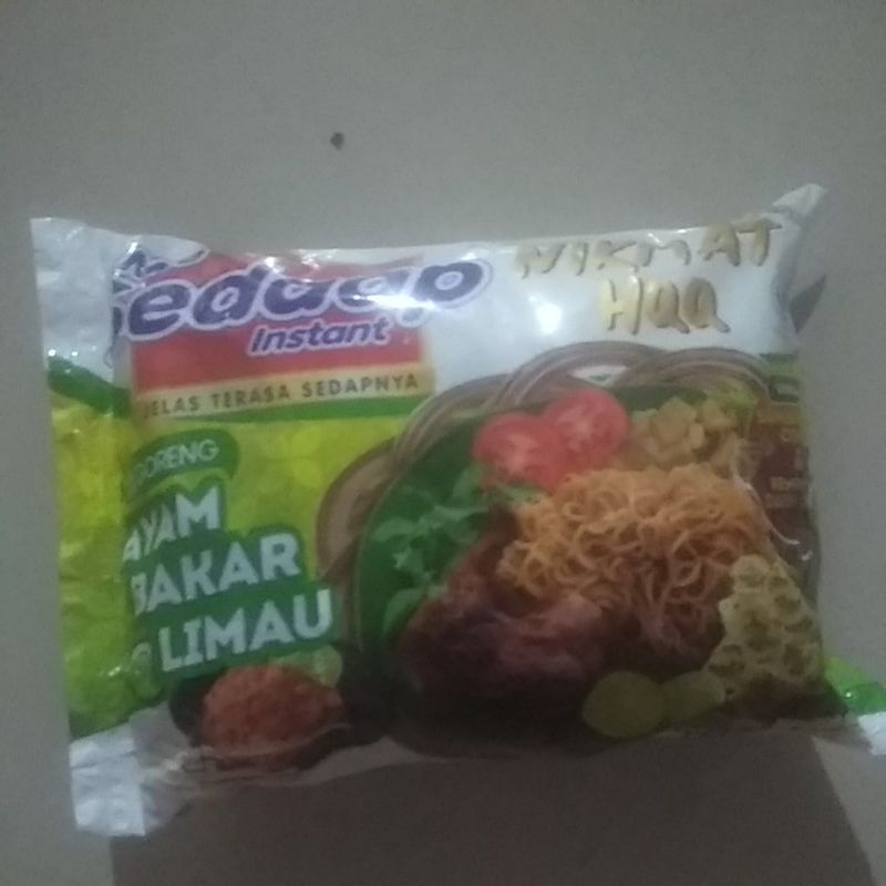 

mi goreng ayam bakar limau