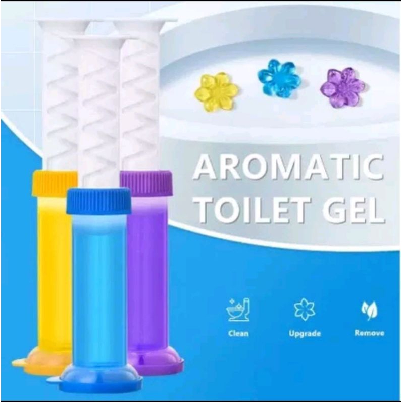 Toilet gel cleaner pewangi ruangan kloset aromatic pembersih closet anti bau serbaguna