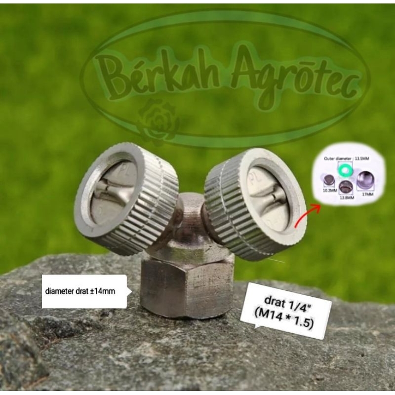 Sprayer nozle kabut (KIPAS GANDA)