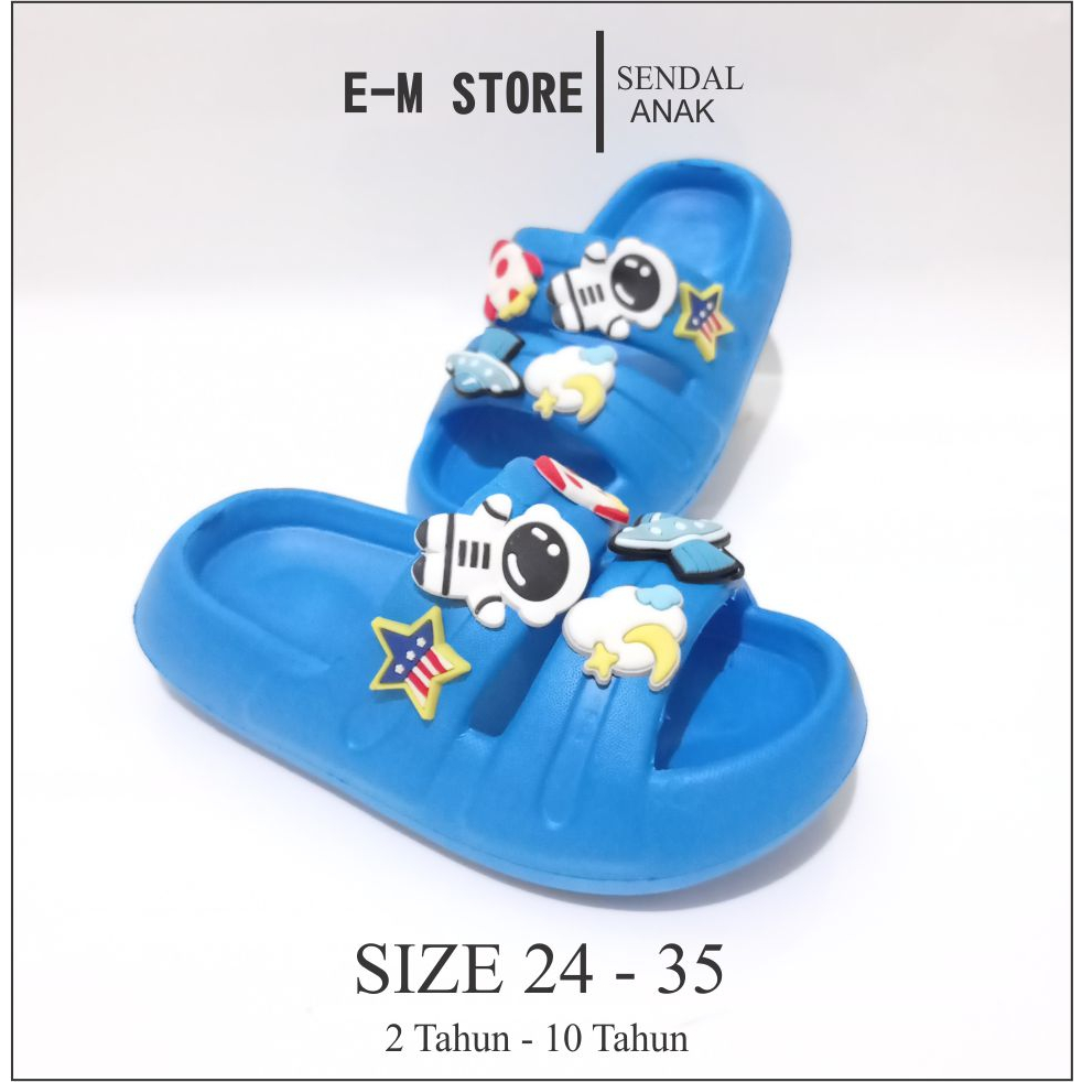 SENDAL SELOP ANAK BERMOTIF TIMBUL/SENDAL SELOP ANAK TERLARIS/TERBARU SENDAL SELOP KEREN ORICON 145