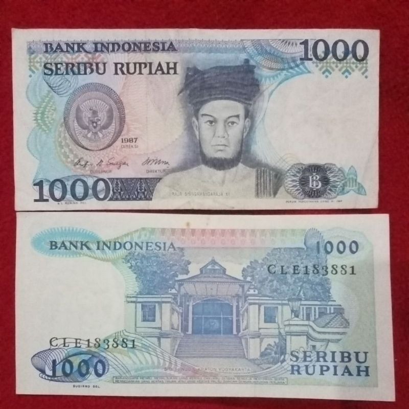 1000 Raja Sisingamangaraja XII tahun 1987