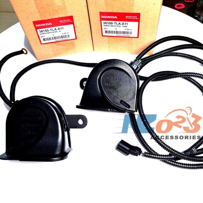 Klakson CRV turbo pnp Honda Brio Satya RS E Cvt Urbanite 2023 mitsuba fullset