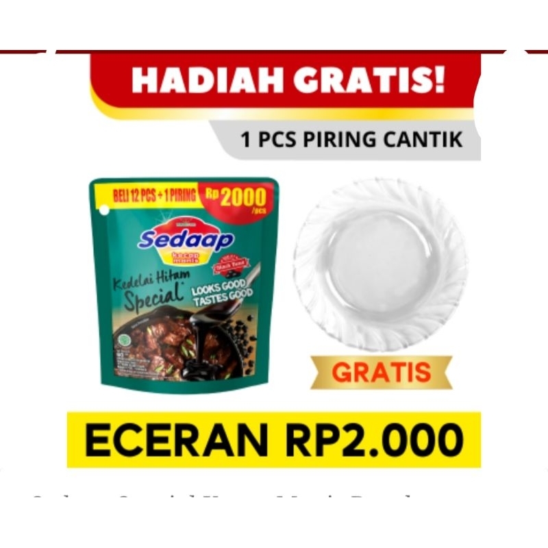 

Sedaap Special Kecap Manis Pouch 60ml (Eceran Rp2.000)