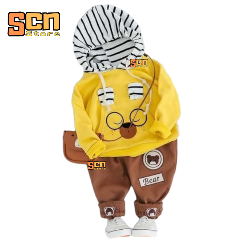 SCN STORE Setelan Hoodie Anak Usia 1-6 tahun