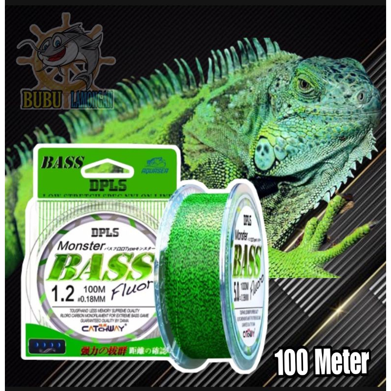 Senar Pancing Fluorocarbon 100 Meter/Senar monster bass - Anugrah Pancing