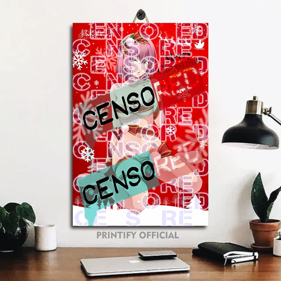 DEKORASI KAMAR AESTHETIC ANIME GAMBAR WAIFU MIRA SUOU 20X30 | POSTER KAYU JUMBO WAIFU WORLDS END HAR
