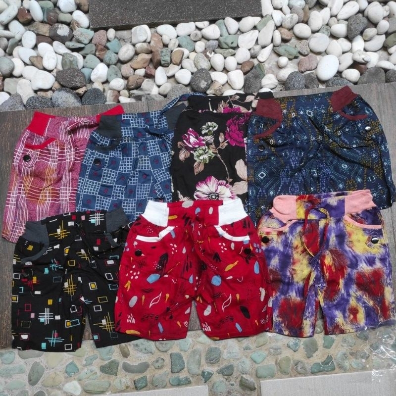 celana Polos Anak Usia 2-4 Tahun Hot Pant Candy Cerah