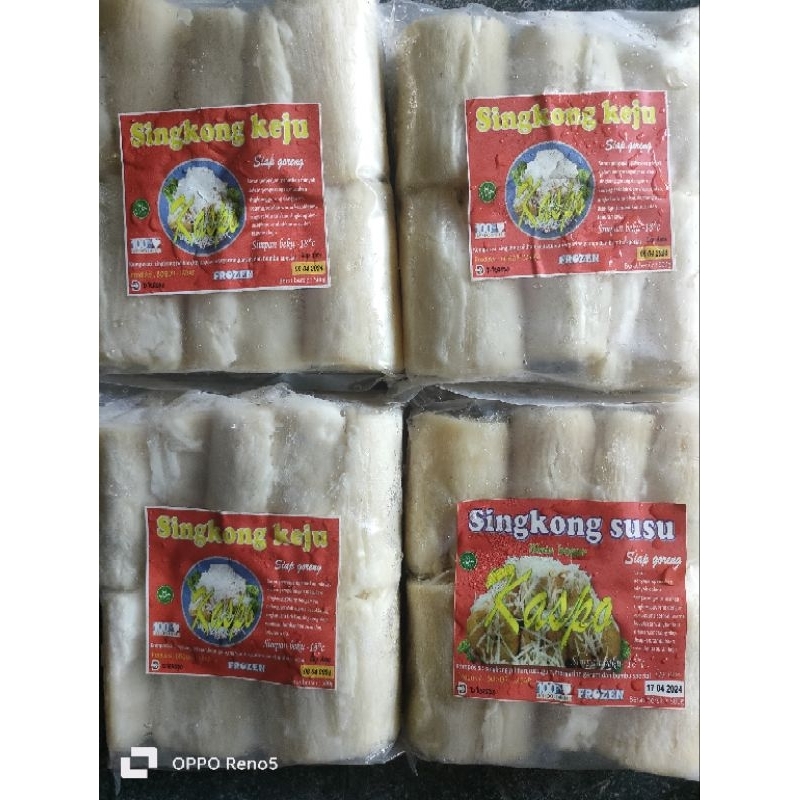 

Singkong keju kaspo 500 gram siap goreng/singkong keju frozen/singkong enak