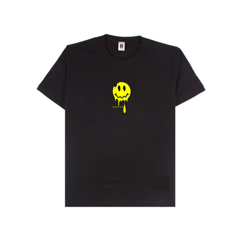 SUKE T-SHIRT SMILE BLACK / BAJU KAOS DISTRO / KAOS PRIA /KAOS WANITA /KAOS DISTRO