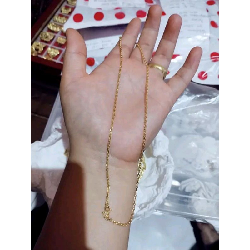 kalung replika lapis emas24k motif Medan 1suku