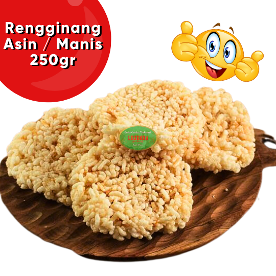 

Rengginang Ketan Asin Manis 250gr tradisional