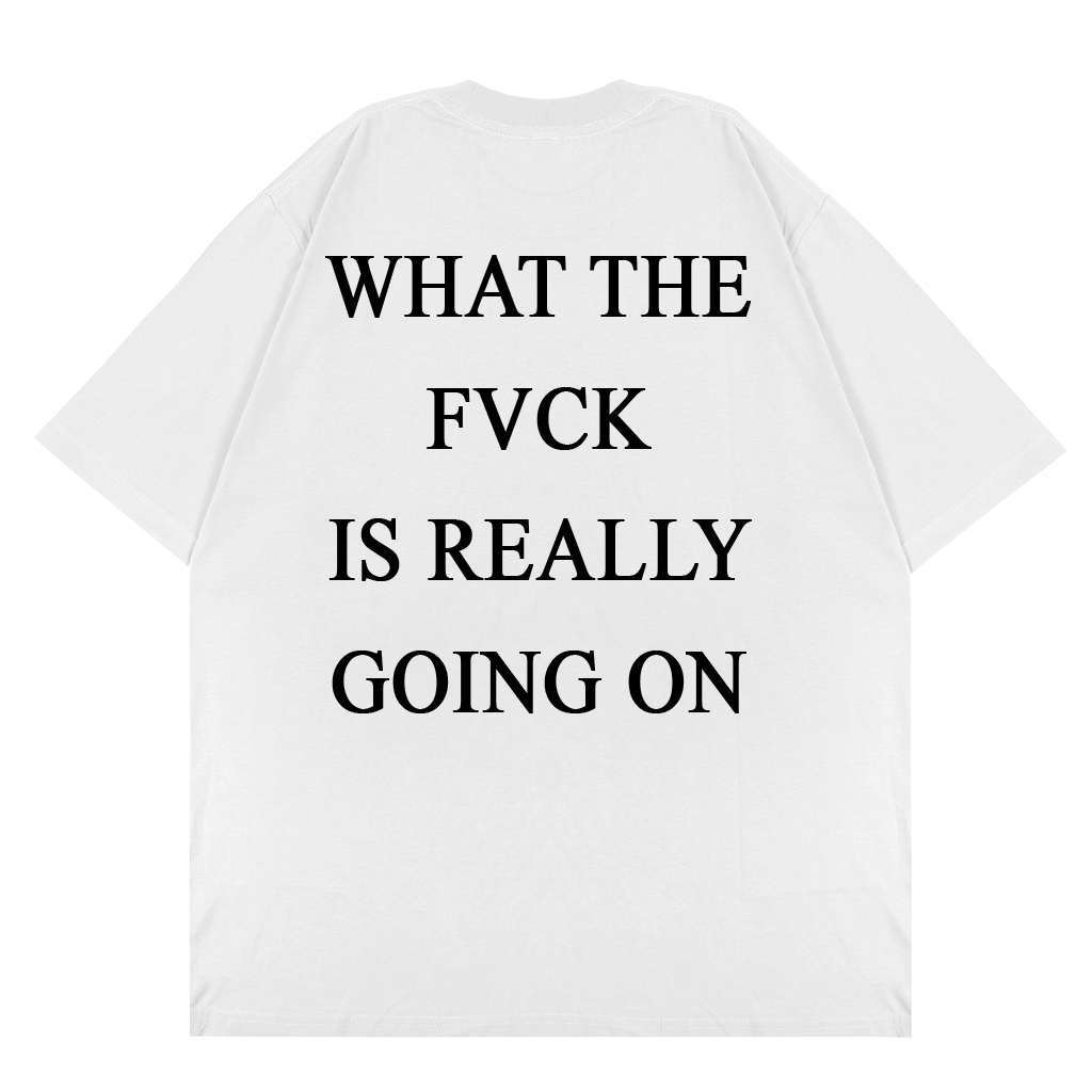 T-shirt | Oversize | Reality | White | Snackingchoices