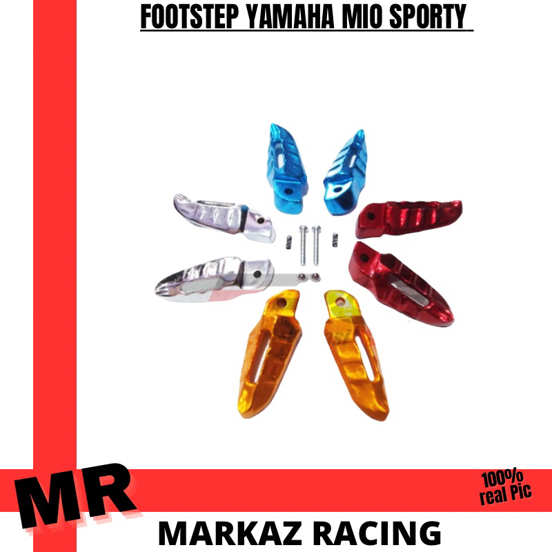 Footstep Mio Sporty Step Mio Sporty Satu Set Kanan dan Kiri Untuk Motor Yamaha Mio Sporty dan Mio So