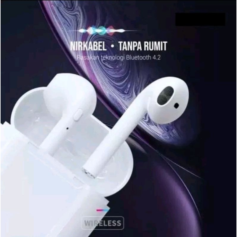 Headset Stereo Bluetooth I7S TWS Versi 5.0 Tanpa Kabel - Sport True Wireless Earphone I7S