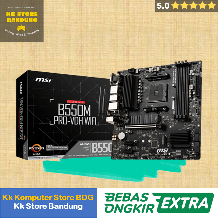 MSI B550M PRO VDH WIFI B550 MOTHERBOARD