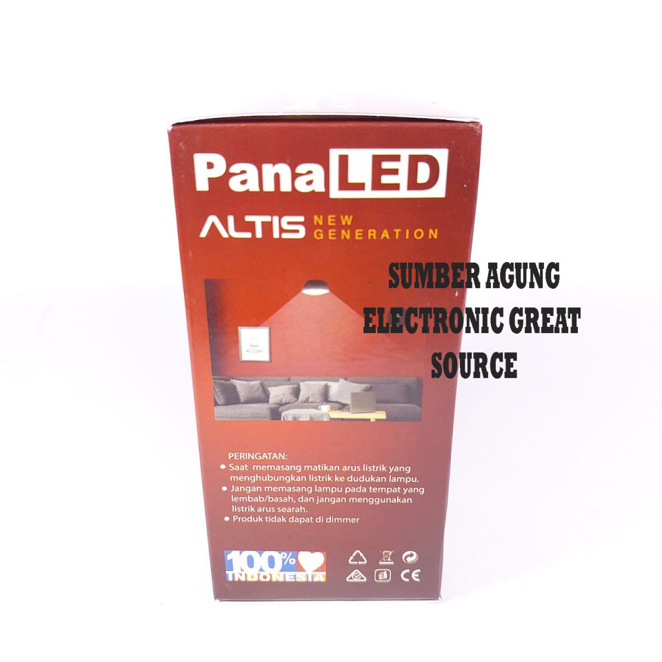 LED Altis 9W Lampu Panaled LED Bulb 9 Watt Cahaya Putih 9watt 765L