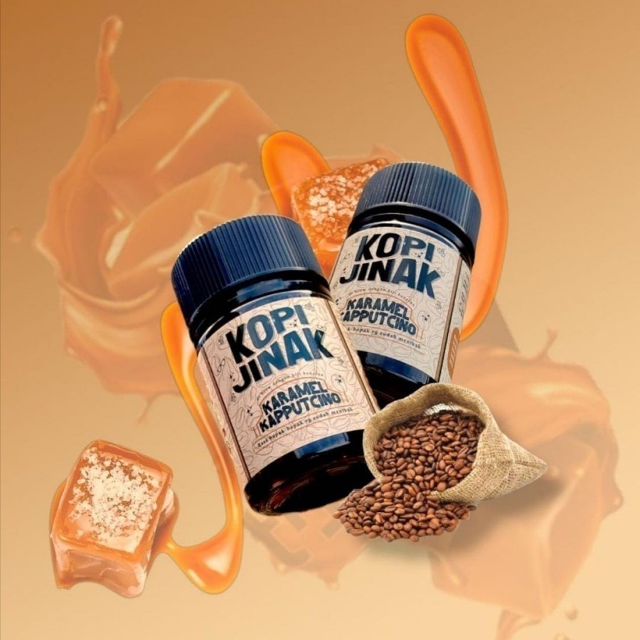 Kopi Jinak Karamel Kapputcino 60ML by Koko Sarang x Noir Liquid