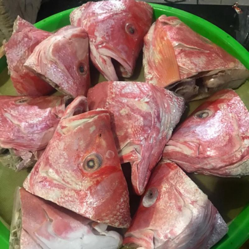 

Kepala kakap segar 1kg Kepala kakap Merah