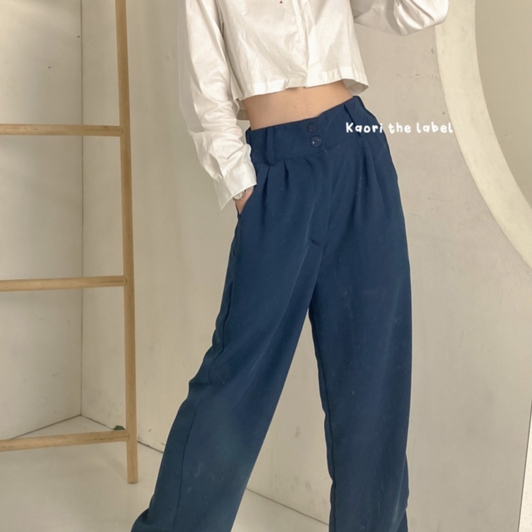 Diego Pants - Celana Panjang Wanita - Celana High Waist - Celana Anti Kusut - Celana Korea Wanita - Celana Formal / Casual