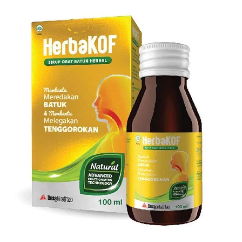 

Herbakof Tablet Strip Isi 6 Pcs dan Sirup ( Obat Batuk Herbal )