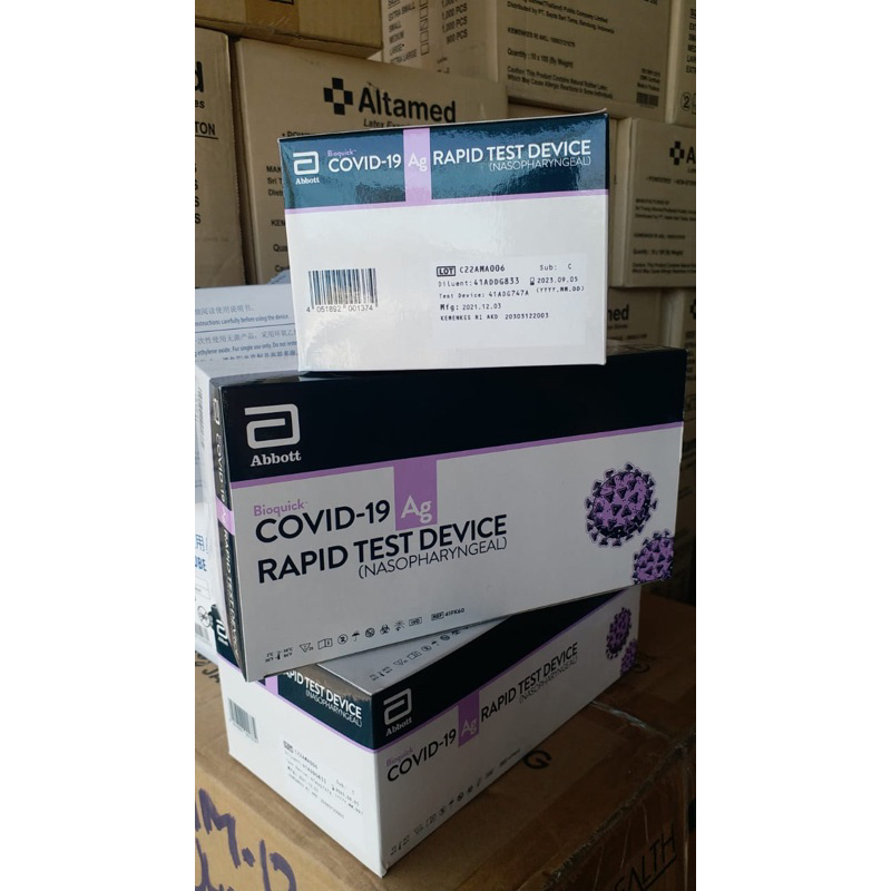 Abbott Antigen Rapid Test Device Bioquick Nasopharyngeal