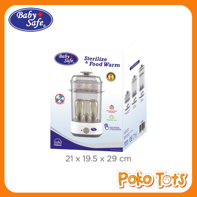 Baby Safe Sterilizer &amp; Food Warm Pensteril Botol dan Penghangat Makanan Bayi LB318 Baby Safe