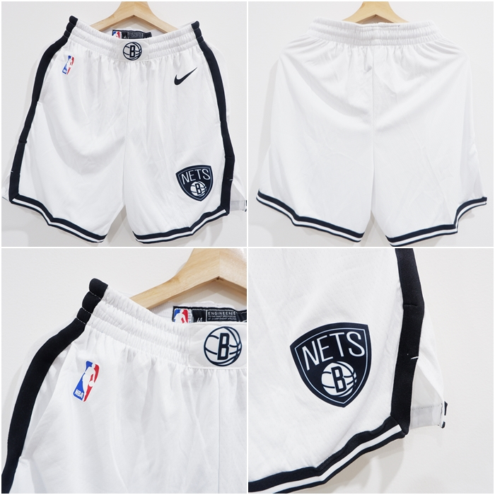 CELANA BASKET HEATPRESS BROOKLYN NETS PUTIH 22/23