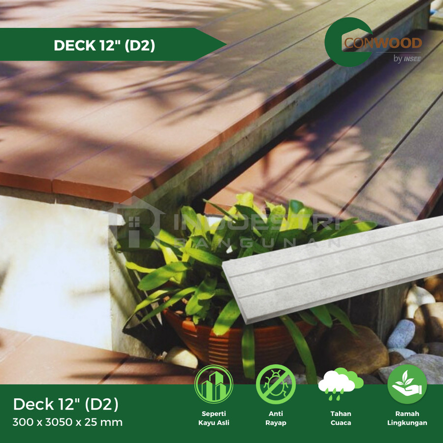 Conwood Deck 12" D2 / Conwood Decorative Deck 12" (300 x 3050 x 25 mm)