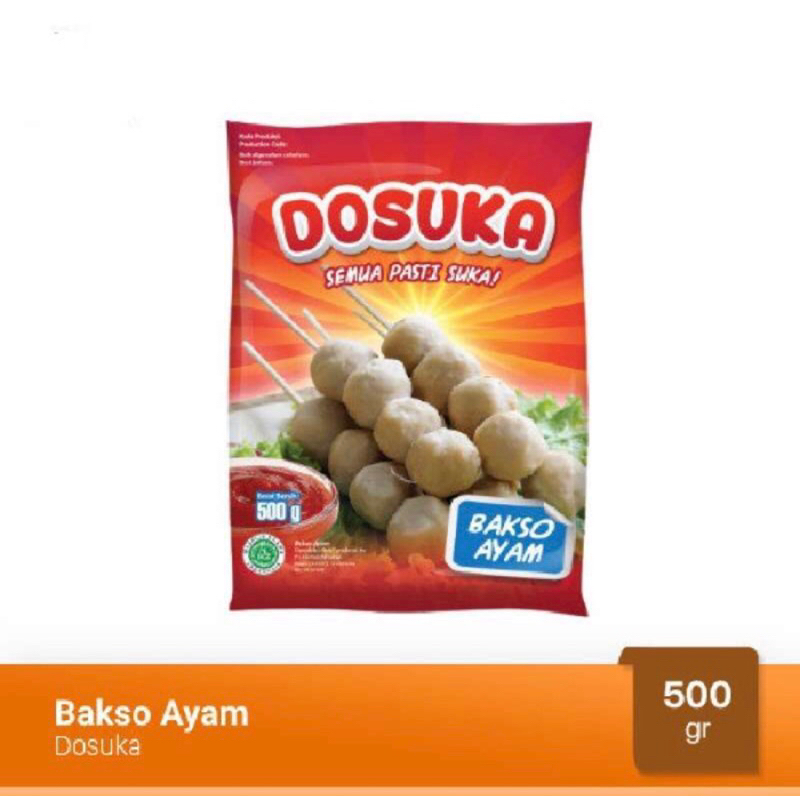 

DOSUKA BAKSO AYAM 500 GR / BAKSO AYAM / DOSUKA