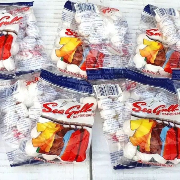 Kamper Pengusir Tikus dan Kecoa SEA GULL WARNA WARNI 25 gram / 25gr SACHET