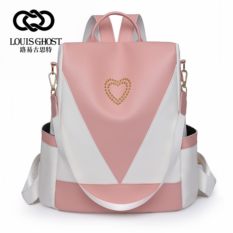 TAS RANSEL WANITA PREMIUM KULIT PINK AVENELLE TA813P3 KOREA BACKPACK CEWEK SEKOLAH GENDONG PUNGGUNG KULIAH KERJA KEKINIAN FASHION BATAM MURAH BRANDED