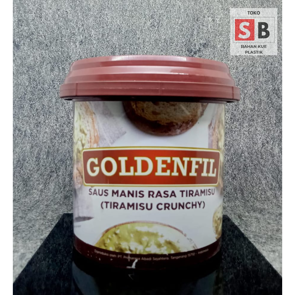 

GOLDENFIL TIRAMISU CRUNCHY SAUS MANIS RASA TIRAMISU 1KG