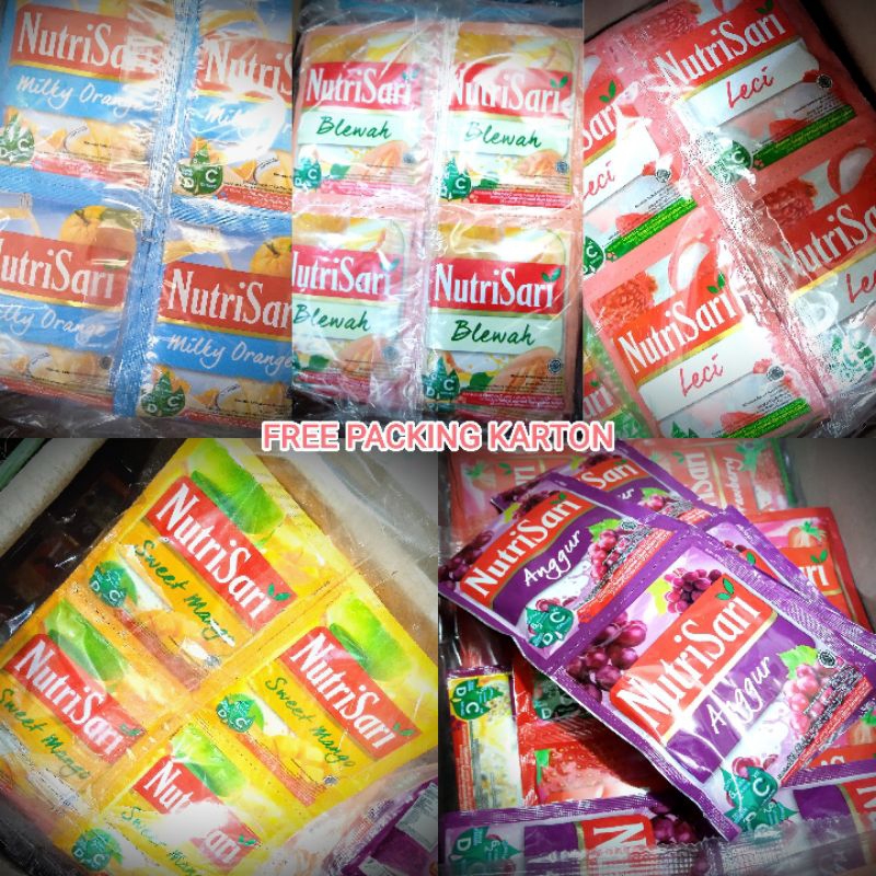 

Nutrisari 14gr All Varian Rasa Buah 10 Sachet
