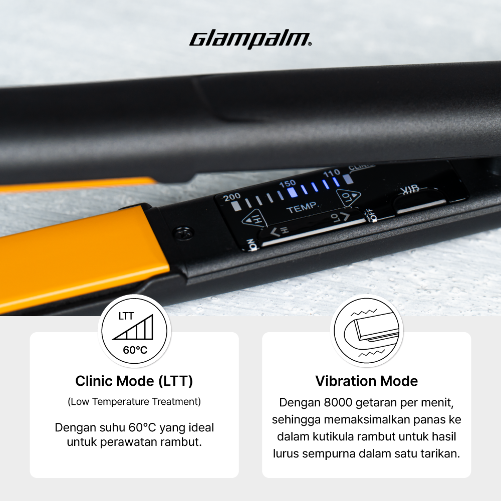 Paket Glampalm Catokan GP225AL - Pengeriting Rambut GP618AM