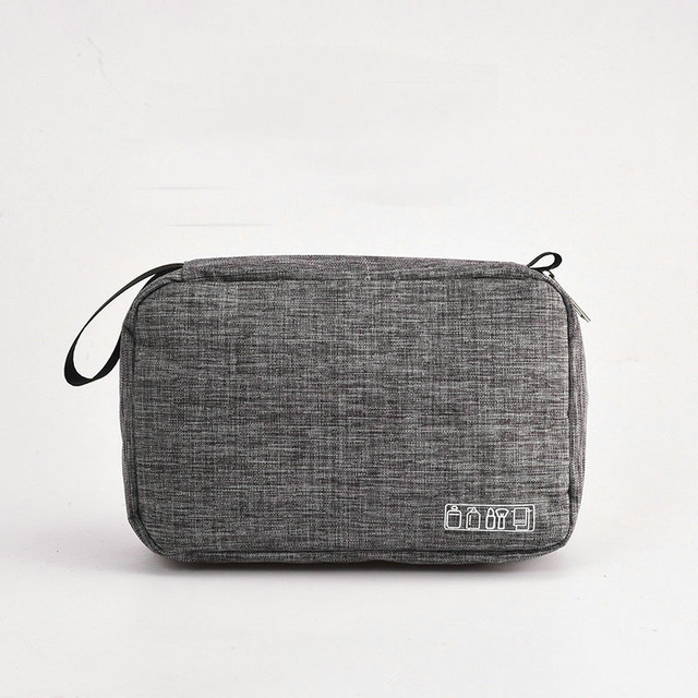 Hanging Travel Bag Folding Organizer Tas Lipat Multi Layer - QE24 - Gray