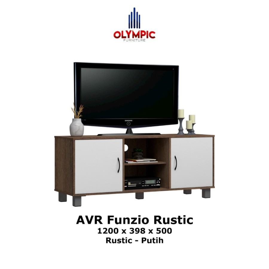 RAK TV PUTIH MEJA TV MINIMALIS MODERN RTV 120